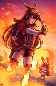 HOLOGRAPHIC Amber - "Outrider Amber, Ready To Go!" (Large)