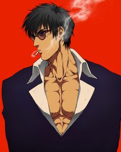 Nicholas D. Wolfwood - Ripped - Trigun | Signed by Voice Actor