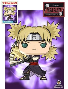 Limited Edition @2much__art Naruto Funko POP Temari Print