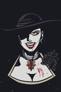 Lady Dimitrescu Art by October Keegan