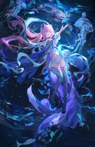 Kokomi Holographic Print by Twitter.com/celestialfang
