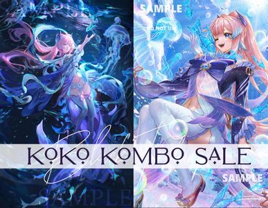 Koko Kombo Large Holo Prints (Two 11 x 17 Holo Prints)