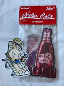 Nuka Cola Air Fresheners and Sticker