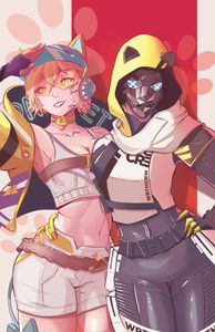 Thunder Kitty and Void Prowler by @Ridd-Li