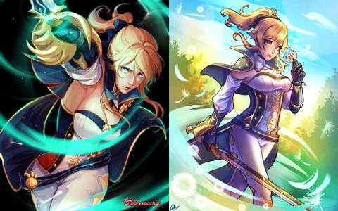 COMBO (SMALL PRINTS) - Dandelion Knight & Jean's Gale Blade
